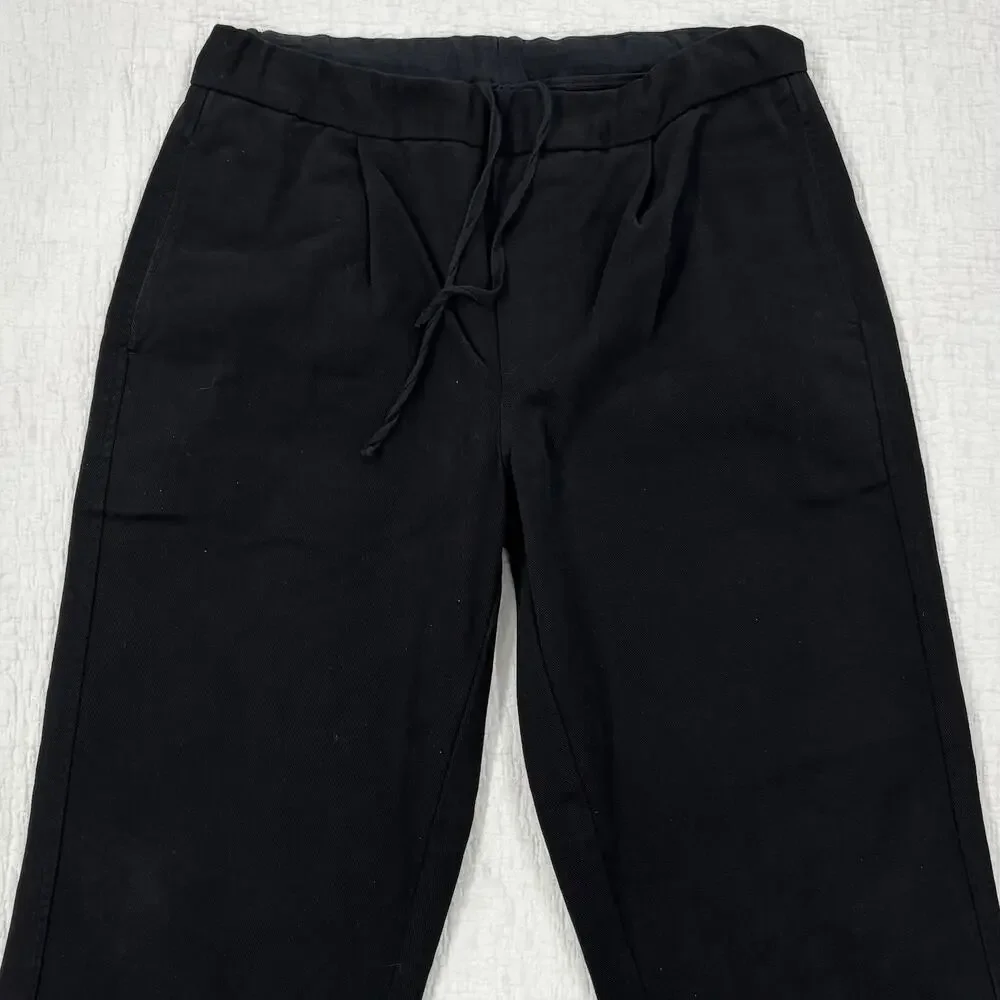 Knickerbocker NYC Pants Mens Size Small Black Pleated Cotton